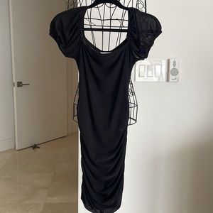 STEVE MADDEN BLACK CLINGY DRESS